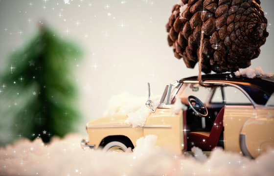 Composite image of twinkling stars - Powered by Adobe