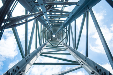 Look up view Under Telecom Tower