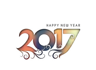 Happy new year 2017 Background