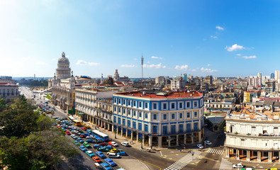 Stadtpanorama von Havanna