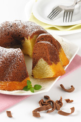 marble bundt cake