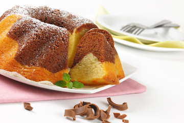 marble bundt cake