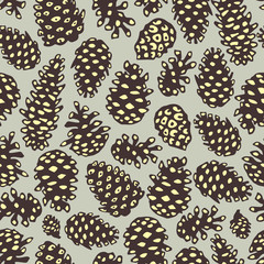 Pine cones pattern