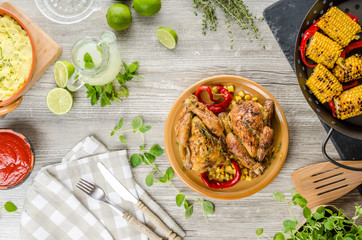 Roasted French baby Chicken - Coquelet