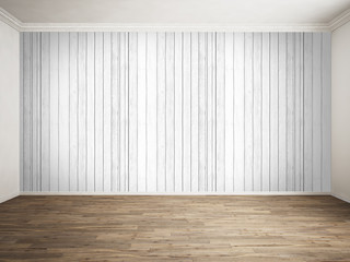 Modern bright interior . 3D rendering