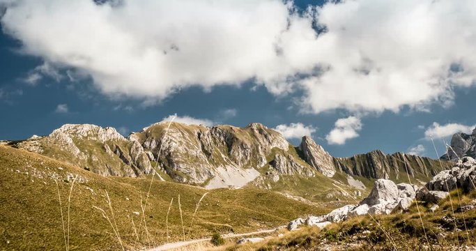 Time Lapse Of Bobotov Kuk Mountain Range, Montenegro
