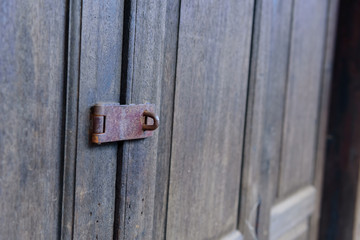 old wood door.