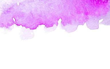 pink watercolor on paper