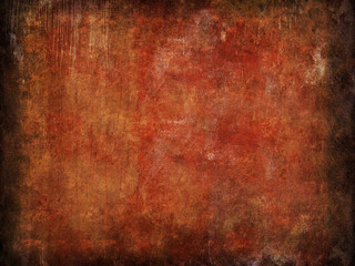 Brown Orange Abstract Background Painted Wood