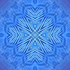 декоративный цветочный узор синий