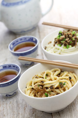 dan dan noodles, chinese sichuan cuisine
