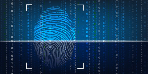 Empreinte digitale - Police - informatique © pict rider