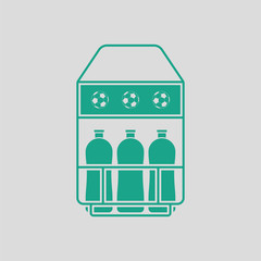 Soccer field bottle container  icon