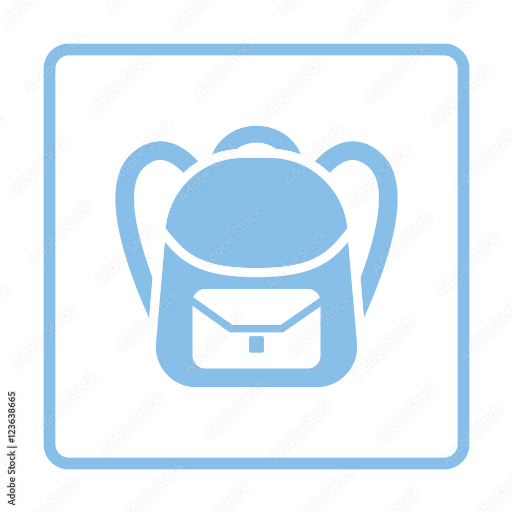 Sticker School rucksack  icon