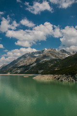Fototapeta na wymiar Cancano lakes in Italy