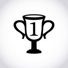 champions cup icon stock vector illustration flat design