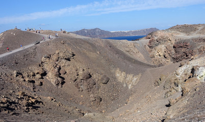 cratère du volcan