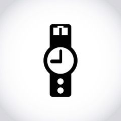 wristwatch icon  stock vector illustration flat design