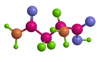 Molecular structure of D - asparagine
