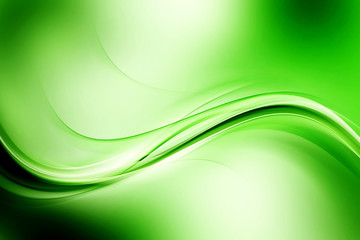 Abstract wave beautiful green background for design. Modern business concept illustration.