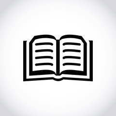book icon stock vector illustration flat design