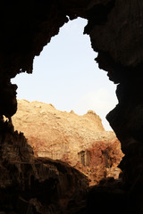 Cave inside of Dallol volcano, Danakil Depression, Ethiopia