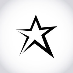 Obraz premium star icon stock vector illustration flat design