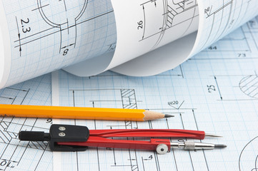 twisted technical drawing