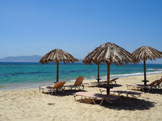 Plakat Strand auf Naxos - Griechenland