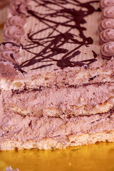 tasty cake , macro, texture, chocolate