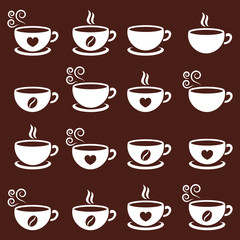 cup of coffee tea hot drink icon