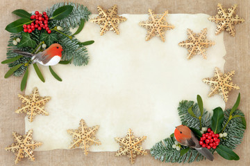 Christmas Background Border