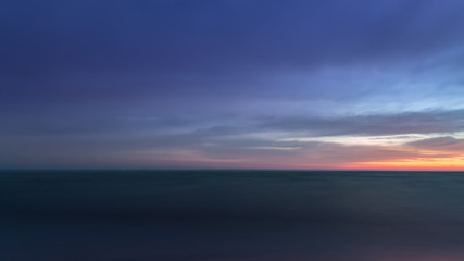 black dawn-savage beach / lonely beach in the early autumn