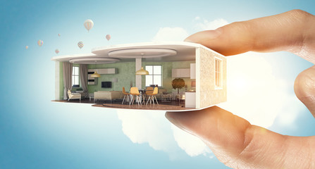 Realize your interior dream . Mixed media