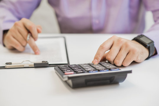 Interest rates documents with calculator