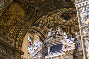 Basilica of Santa Maria del Popolo, Rome, Italy