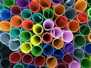 Colorful paper abstract background