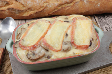 gratin champignons/maroilles 14102016