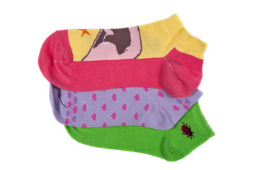 носки красивые на белом фоне