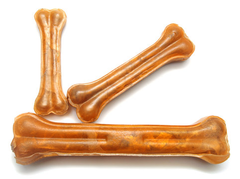 Dog bones for chewing different sizes