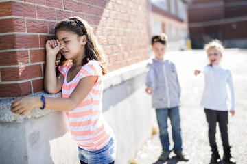 Elementary Age Bullying in Schoolyard