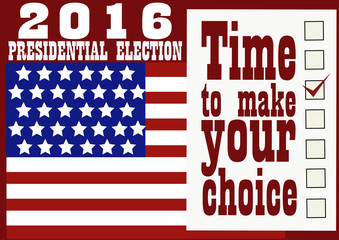 2016 Presidential Election Banner.