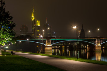 Fototapeta na wymiar Frankfurt Panorama