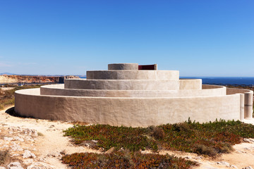 Fototapeta premium Chamber of Sound at Fortaleza de Sagres, Algarve Monuments
