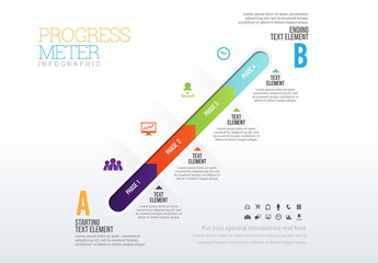 Progress Meter Infographic