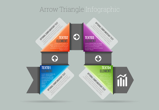 Arrow Triangle Infographic