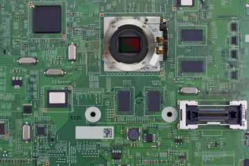 The big control electronic scheme