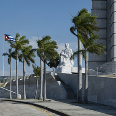 Kuba, Havanna; Platz der Revolution, Jose Marti Denkmal.