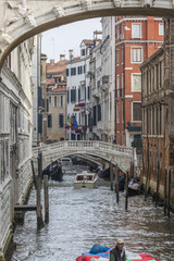 Bridge of Sighs, Venice in Italy