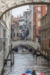 Papier Peint photo Pont des Soupirs Bridge of Sighs, Venice in Italy